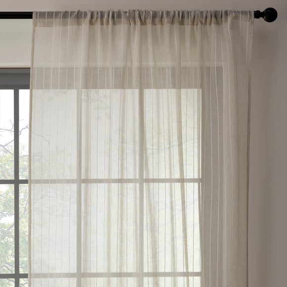 Lucia Stripe Slot Top Voile Panel - image 1