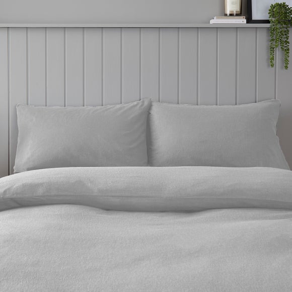 Soft & Cosy 100% Brushed Cotton Kingsize Standard Pillowcase Pair - image 1