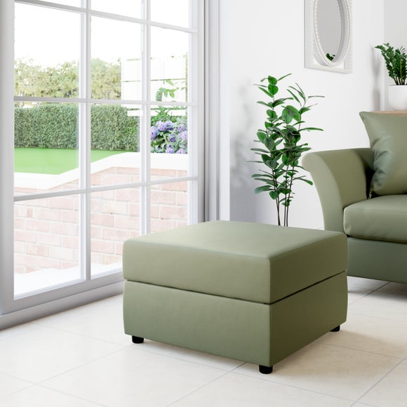 Square Opulent Velvet Storage Footstool - image 1