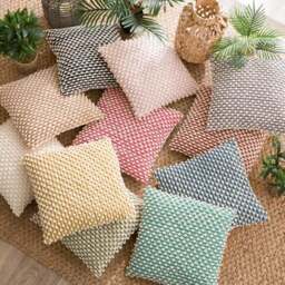 Jersey Bobble Square Cushion - thumbnail 6