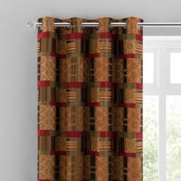 Prague Chenille Eyelet Curtains - thumbnail 1