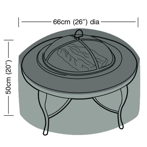 Small Firepit Super Tough Cover - image 1