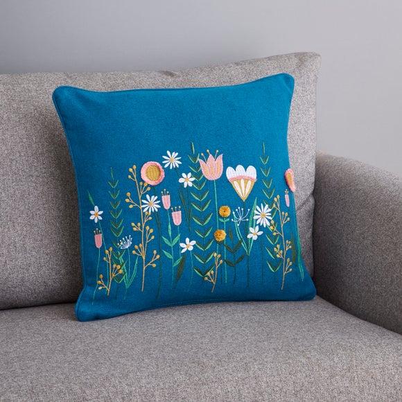 Scandi Floral Modern Cushion Cover - image 1