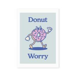 East End Prints Donut Worry Print - thumbnail 2