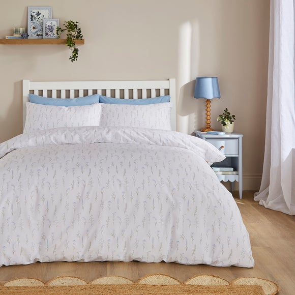 Simple Floral Cotton TENCEL Duvet Cover & Pillowcase Set - image 1