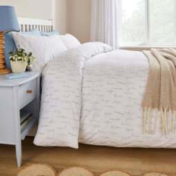 Simple Floral Cotton TENCEL Duvet Cover & Pillowcase Set - thumbnail 5