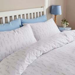 Simple Floral Cotton TENCEL Duvet Cover & Pillowcase Set - thumbnail 4