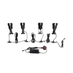Set of 4 Lapin Adjustable Outdoor LED Stake Lights - thumbnail 5