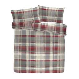 Dreams & Drapes Lodge Connolly Check 100% Brushed Cotton Duvet Cover & Pillowcase Set - thumbnail 4