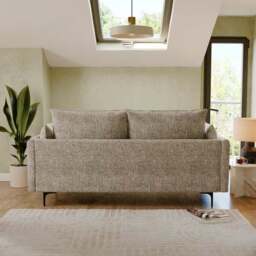 Ruby Chunky Chenille 3 Seater Sofa - thumbnail 3