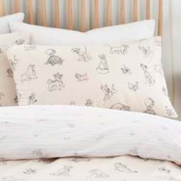 Disney Cats & Dogs 100% Cotton Reversible Duvet Cover and Pillowcase Set - thumbnail 2