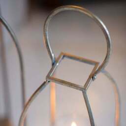 Cedar & Sage Alcora Antique Gold Lantern Candle Holder - thumbnail 5