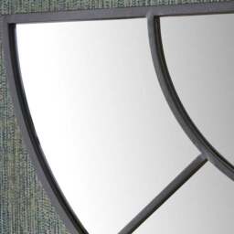 Metal Half Moon Set of 2 Wall Mirrors - thumbnail 5