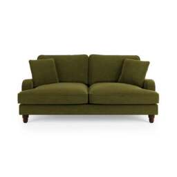 Beatrice Matte Velvet 3 Seater Double Sofa Bed - thumbnail 3