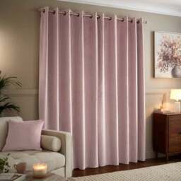 Luxe Velour Eyelet Curtains (Blackout Available) - thumbnail 4