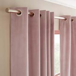 Luxe Velour Eyelet Curtains (Blackout Available)