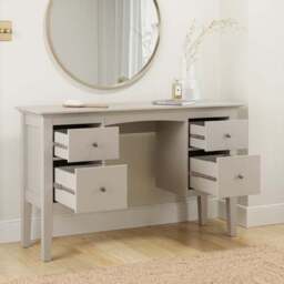 Lynton 4 Drawer Dressing Table - thumbnail 2