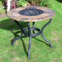 Bayfield Patio Table Firepit 89cm - thumbnail 1