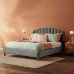 Silentnight Oriana Bed Frame, Velvet - thumbnail 2