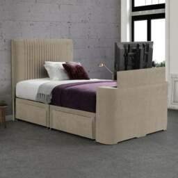 Sweet Dreams Gaia Vertical Pleated TV Bed - thumbnail 1