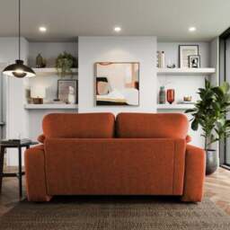 Magnus Vintage Soft Chenille 2 Seater Sofa - thumbnail 3