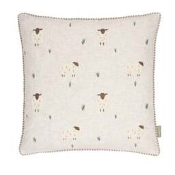 Wylder Nature Ramble Sheep Square Cushion - thumbnail 3