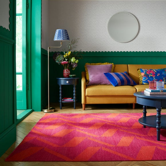 Sophie Robinson Zig Zag Wool Rug - image 1