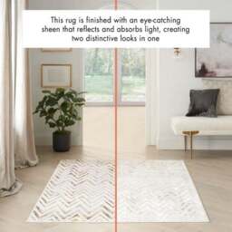 Glitz Herringbone Velvet Rug - thumbnail 6