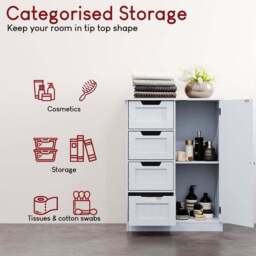 Anderson 4 Drawer 1 Door Unit - thumbnail 3
