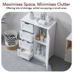 Anderson 4 Drawer 1 Door Unit - thumbnail 4