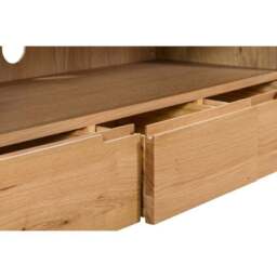 "Curve TV Unit, Oak for TVs up to 50""" - thumbnail 5