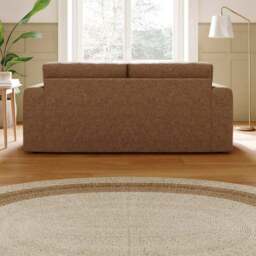 Abel Arizona Faux Leather 3 Seater Sofa - thumbnail 2