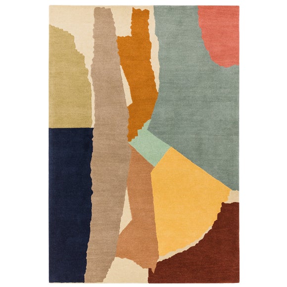 Asiatic Reef Abstract Wool Rug - image 1