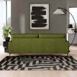 Lawson Matte Plush Velvet 4 Seater Sofa - thumbnail 3