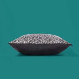 Ditsy Coral Monochrome Cushion - thumbnail 4