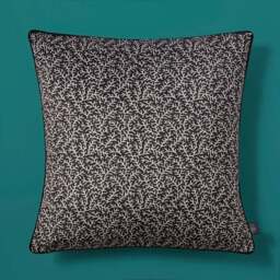 Ditsy Coral Monochrome Cushion - thumbnail 3