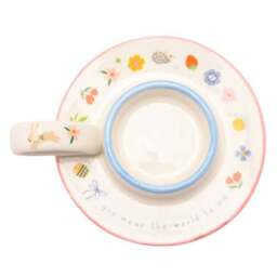 Love Life You Mean The World Ceramic Tealight Holder - thumbnail 3