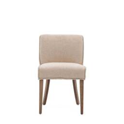 Thane Set of 2 Dining Chairs, Taupe - thumbnail 3