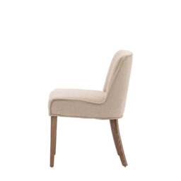 Thane Set of 2 Dining Chairs, Taupe - thumbnail 5