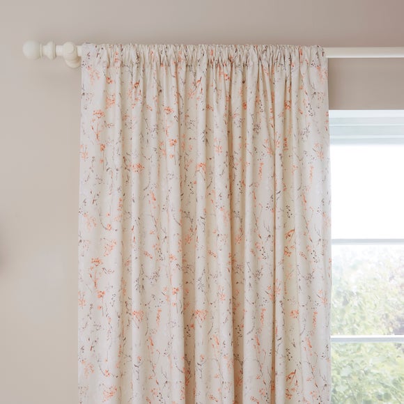 Esme Ditsy 100% Cotton Slot Top Curtains - image 1