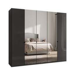 Wiemann Kahla 5 Door Mirrored Wardrobe - thumbnail 3