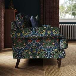 Jolene William Morris Blackthorn Print Velvet 2 Seater Sofa - thumbnail 2