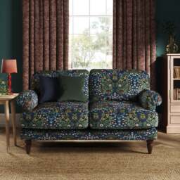 Jolene William Morris Blackthorn Print Velvet 2 Seater Sofa - thumbnail 1