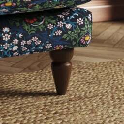 Jolene William Morris Blackthorn Print Velvet 2 Seater Sofa - thumbnail 5