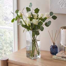Square Glass Vase - thumbnail 1