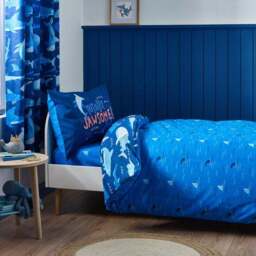 Catherine Lansfield Jawsome Shark Polycotton Duvet Cover & Pillowcase Set - thumbnail 3