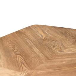 Hampton Rectangular 6 Seater Dining Table, Brown - thumbnail 3