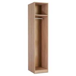 Holborn Single Wardrobe, Light Wood - thumbnail 2