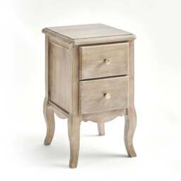 Giselle 2 Drawer Bedside Table, Mango Wood - thumbnail 6