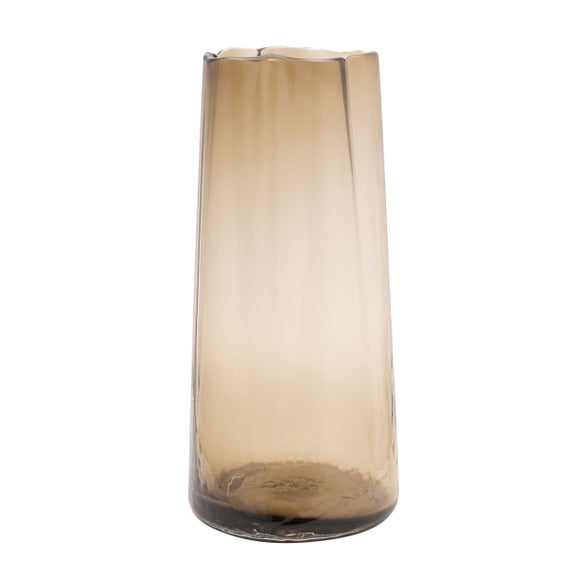 Hestia Scalloped Edge Glass Vase - image 1
